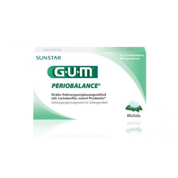 GUM Periobalance 30 Tabletas Sabor Menta