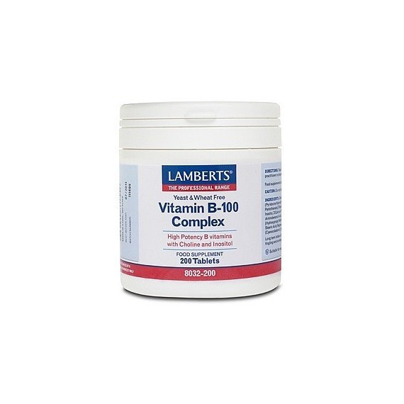 Lamberts Vitamina B-100 Complex 60 Comprimidos  LA ALCUZA RIOJANA