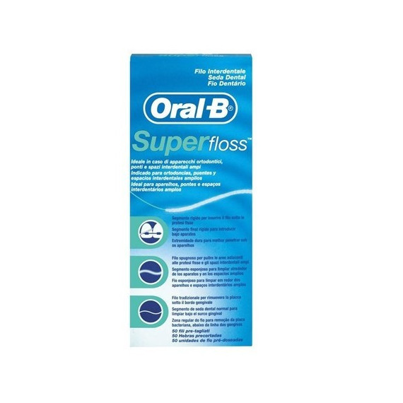 ORAL-B Seda Dental Super Floss 50 Unidades