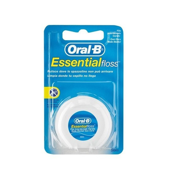 ORAL-B Essential Floss Seda Dental con Cera 50 M