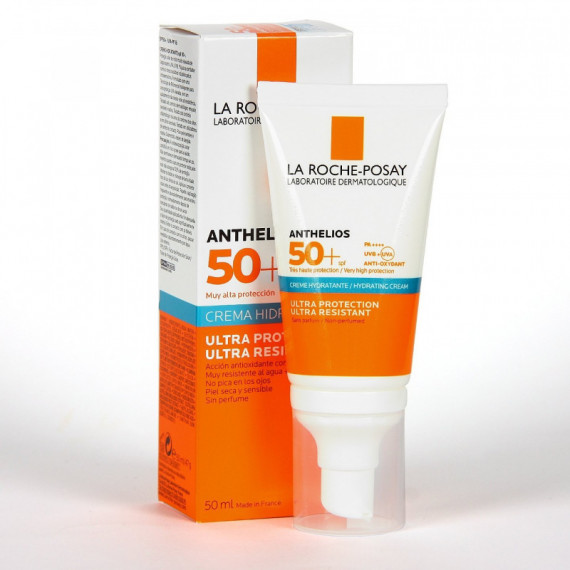 Anthelios Crema Hidratante sin Perf SPF50+ 50 Ml  LA ROCHE POSAY
