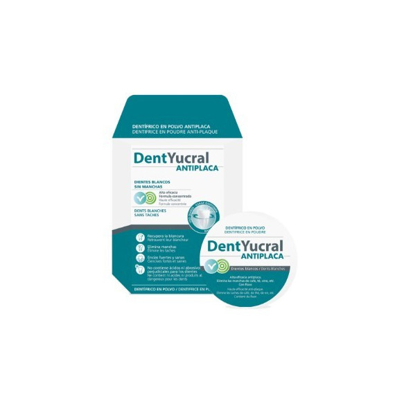 Dentyucral Antiplaca Dentífrico en Polvo 50 G  COMANIMESA