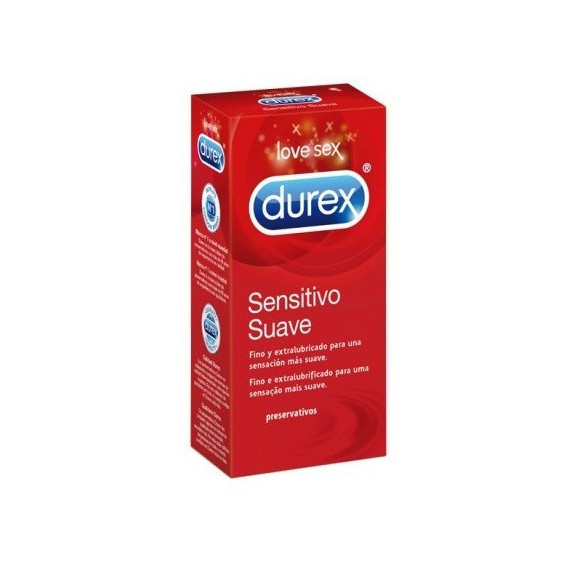 DUREX Sensitivo Suave 12 Preservativos