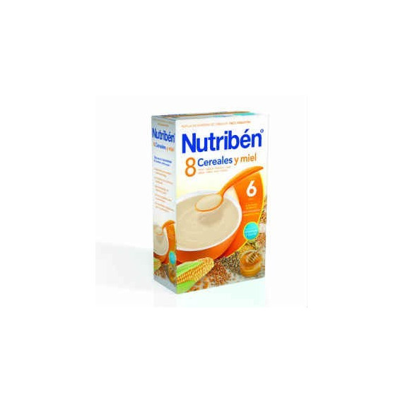 Papilla 8 Cereales Miel y Galletas Nutriben  ALTER FARMACIA S.A.