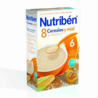 Papilla 8 Cereales Miel y Galletas Nutriben  ALTER FARMACIA S.A.