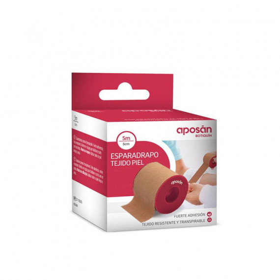 APOSAN Esparadrapo Tela 5 M X 5 Cm