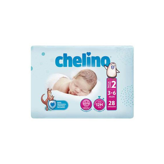 Pañal Infantil CHELINO Talla 2  3-6 Kg 28UN