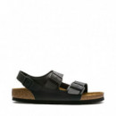 Sandalia Milano Negra Birko-flor de BIRKENSTOCK