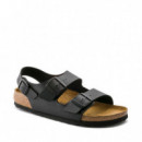 Sandalia Milano Negra Birko-flor de BIRKENSTOCK