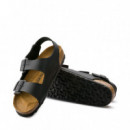 Sandalia Milano Negra Birko-flor de BIRKENSTOCK