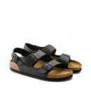 Sandalia Milano Negra Birko-flor de BIRKENSTOCK
