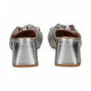 SIN TALON ESLABON STRASS PLATA