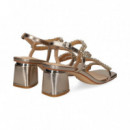ONDA STRASS MULTI SANDALIA BRONCE
