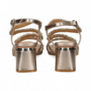 ONDA STRASS MULTI SANDALIA BRONCE