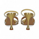 Pala 2 Tiras con Strass Oro  LOLA CRUZ