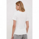 Camiseta de Corte Slim con Cuello de Pico de TOMMY HILFIGER