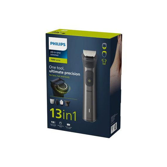PHILIPS Kit 13 en 1 Afeitadora Barba y Cuerpo/corta Pelo Recargable MG7920/15 Series 7000