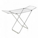 Tendedero hasta 17.5 Metros Tendido Alas Plegables Gris Serie Leslie MOMI