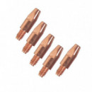 Juego 5 Pcs Boquilla Soldar Conica M6 0.8MM SOWELL