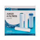 Juego 4 Filtros Osmosis BT2055 BENOTTI