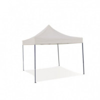 Carpa Aluminio 3X3 Mts Beige Serie Adriana Donna  DONNA GARDEN