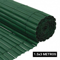 Cañizo Plástico Verde Simple Cara 1.5X3 DONNA GARDEN