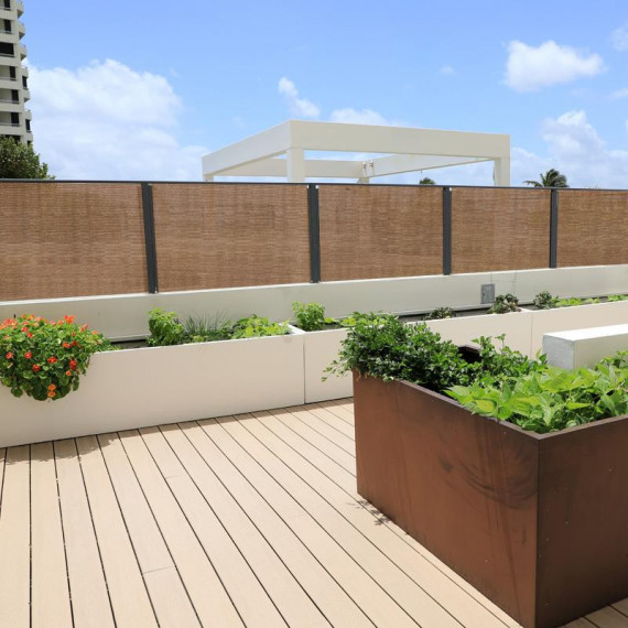 Malla de Sombreo Marron 1.5X50 Mts DONNA GARDEN - Guanxe Atlantic Marketplace