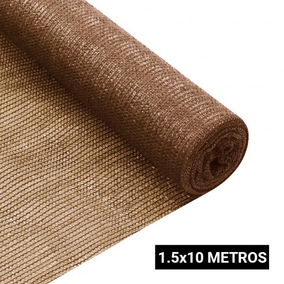 Malla de Sombreo Marron 1.5X10 Mts DONNA GARDEN