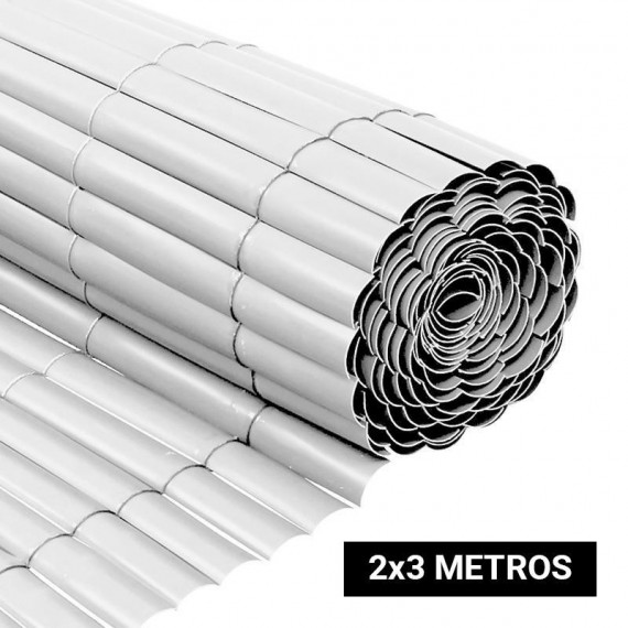 Cañizo Plástico Blanco Simple Cara 2X3 DONNA GARDEN