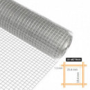 Tela Metálica Galv DONNA GARDEN 25.4X25.4X1.2MM 1X25M