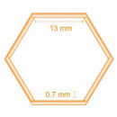 Malla Gallinero Hexagonal DONNA GARDEN 13X0.7MM 1X50M