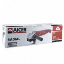 RADIAL 125MM R/ELECTRÓNICA 1.100W AICER