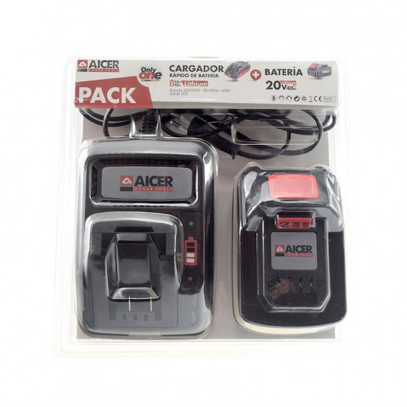 Pack Cargador + Bateria 20V 4AH Onlyone AICER - Guanxe Atlantic Marketplace