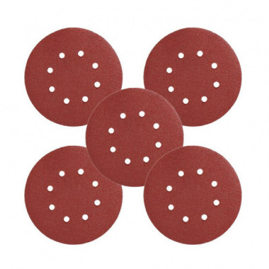 Pack 5 Lija 150MM GR60 Velcro AICER