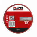 Pack 5 Lija 150MM GR80 Velcro AICER