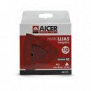 Pack 10 Lijas Triangulares AICER 93X93 Mm Gr 40