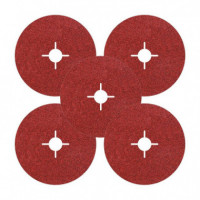 Pack 5 Lija 115MM GR40 AICER