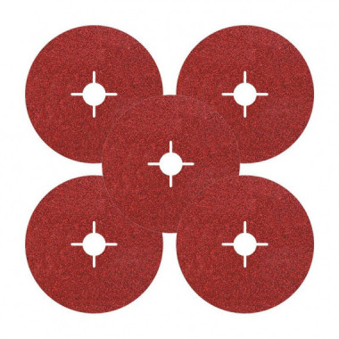 Pack 5 Lija 115MM GR80 AICER