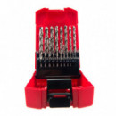 Juego Brocas 19 Pcs Metal AICER