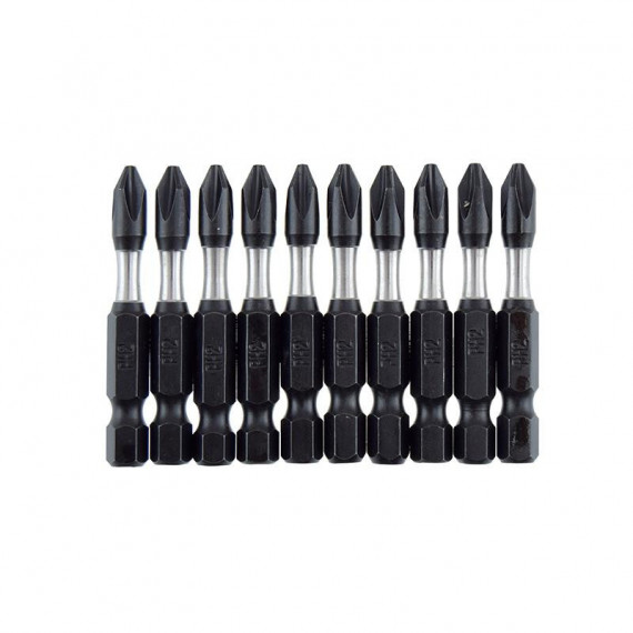 Juego 10 Puntas Destornillador PH2 PAMACON