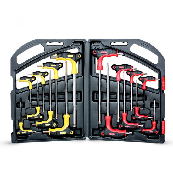 Juego 16 Pcs Llaves en T Allen / Torx PAMACON