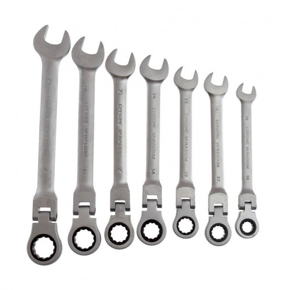 Juego 7 Pcs Llaves Combinadas Flexible Chicharra PAMACON