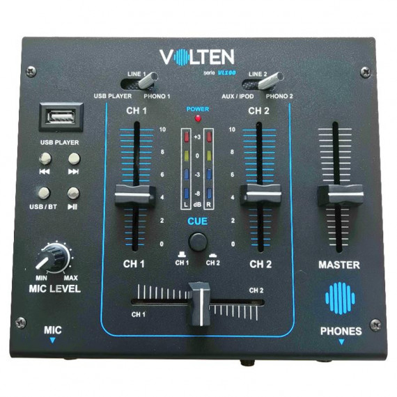 Mesa de Mezclas DJ VL100 VOLTEN