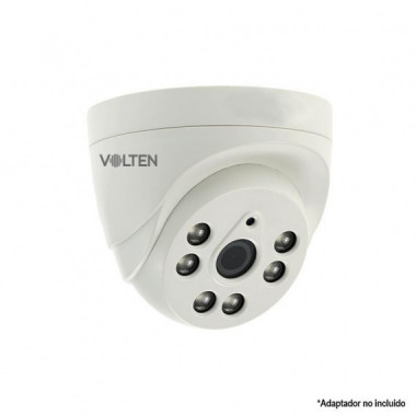 Cámara Seguridad Ahd Cctv Tipo Domo 2MP Full HD Plástica VOLTEN