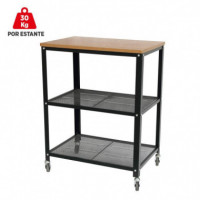Carro 3 Bandejas 60.9X40.6X76.2CM AIRMEC - Guanxe Atlantic Marketplace