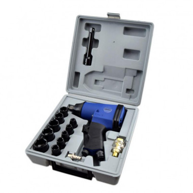 Llave Impacto Neumatica 17PCS 1/2" + Vasos AIRMEC