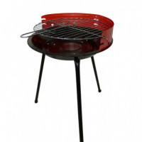 Barbacoa de Carbon Redonda Regulable AIRMEC 35.5X51.5 Cm