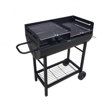 Barbacoa Carbon Rectangular Negra AIRMEC