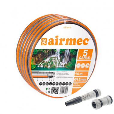 Manguera Agua 5 Capas  Serie Planeta AIRMEC 15MMX15MT