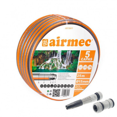 Manguera Agua 5 Capas  Serie Planeta AIRMEC 15MMX25MT